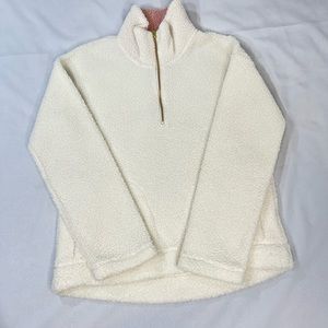 Old Navy Sherpa Pullover 1/4 Zip Up Sweater